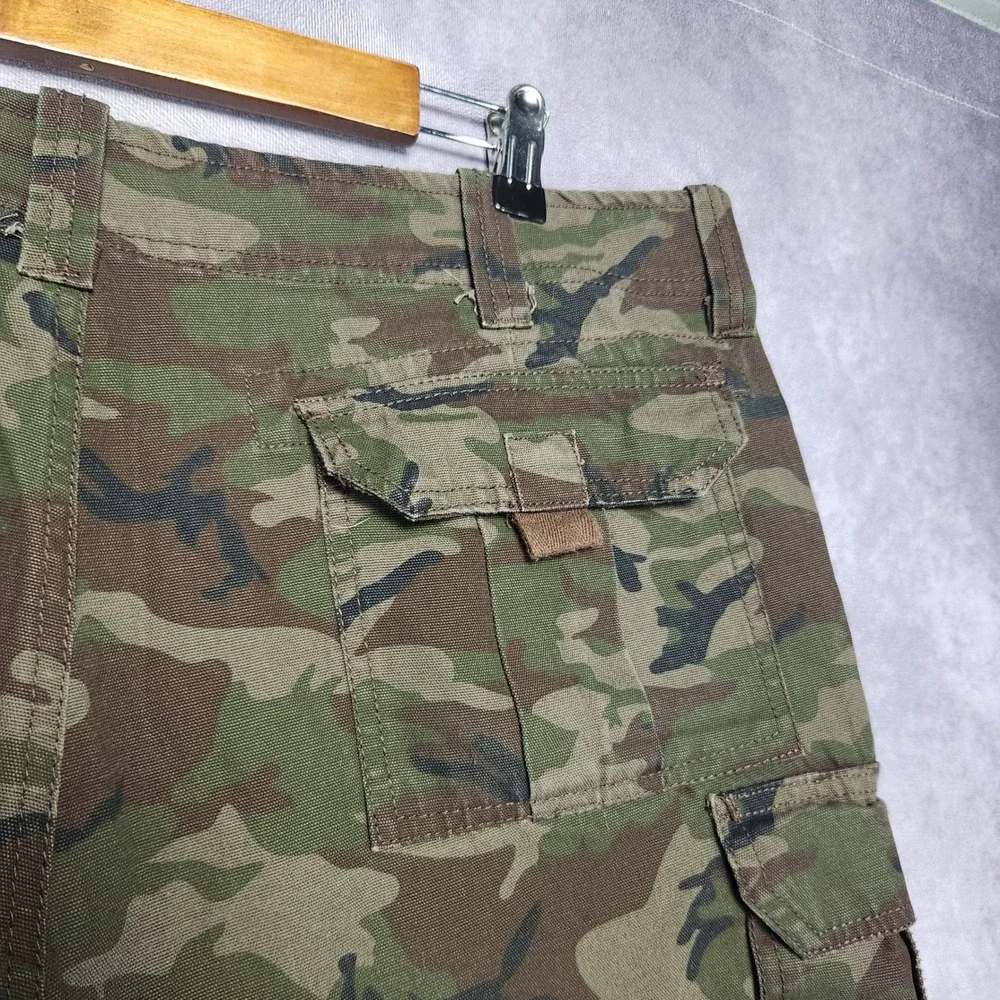 Guide Gear‎ Mens Camo Cargo Shorts Size 38 Woodland Camouflage Cotton Canvas 6in